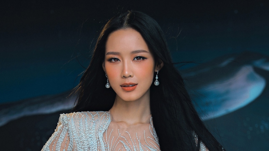 Á hậu Bảo Ngọc chính thức nhận sash Miss Intercontinental 2022 tại Ai Cập