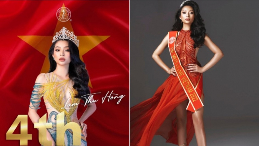 Vietnam contestant finishes fourth at Miss Globe 2022