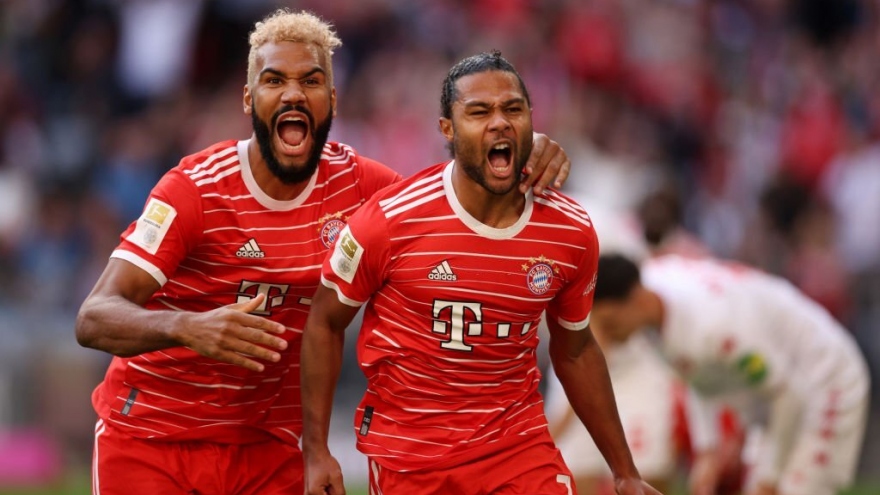 Bayern Munich tạm chiếm ngôi đầu Bundesliga sau khi "đánh tennis" với Mainz