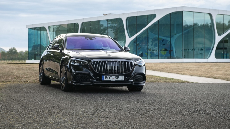 Chiêm ngưỡng Mercedes-Maybach S580 độ Brabus cực chất với sắc xanh ngọc