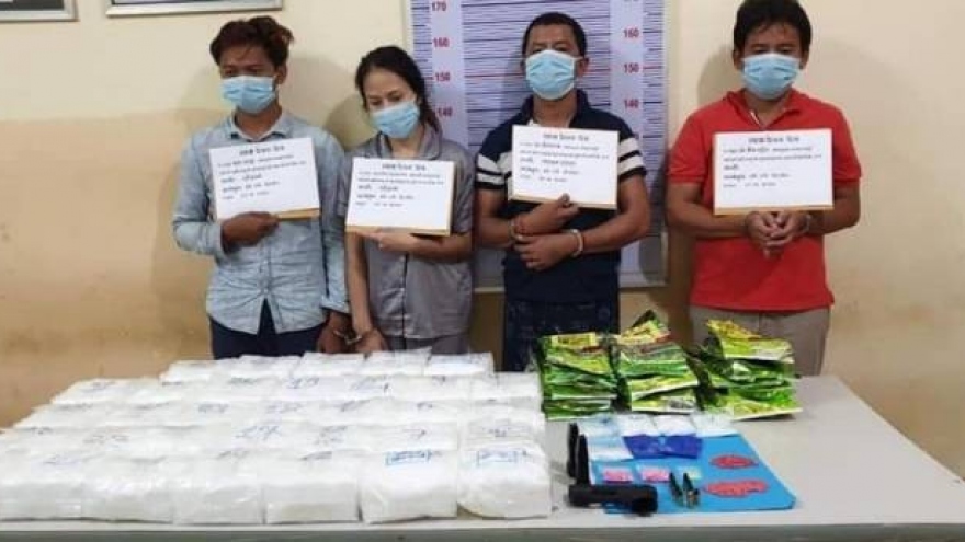 Campuchia thu giữ hơn 6 tấn ma túy trong 9 tháng qua