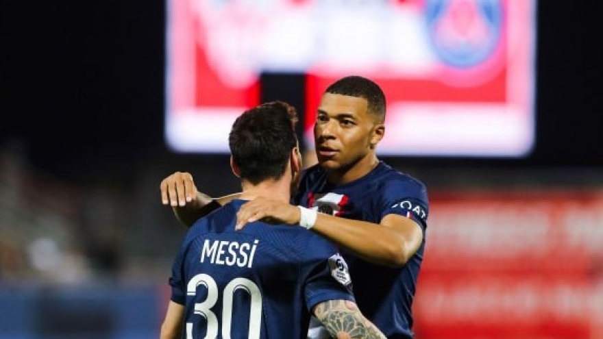 Mbappe kiến tạo “siêu đỉnh” cho Messi, PSG thắng đậm AC Ajaccio