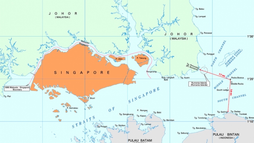 Tranh chấp lãnh hải Singapore-Malaysia nóng trở lại