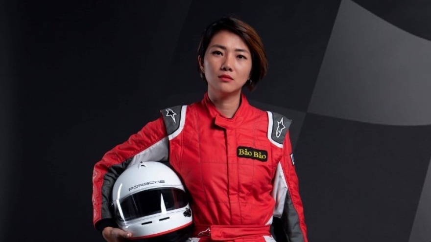 Female Vietnamese racer competes at Motorsport Games in France