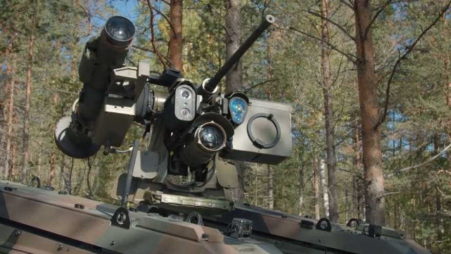 Ấn tượng xe robot chiến đấu bánh xích THeMIS do Estonia chế tạo