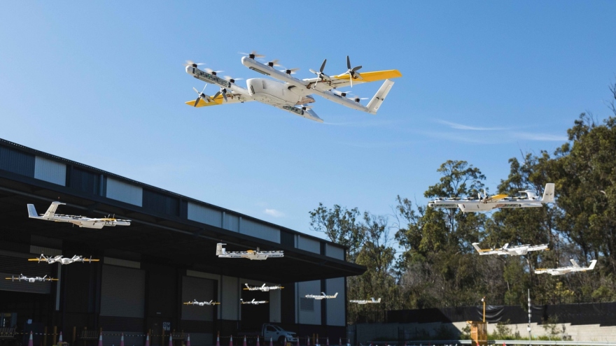Siêu thị ở Australia sử dụng thiết bị bay không người lái để giao hàng