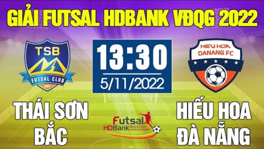 
        Xem trực tiếp Đà Nẵng vs Thái Sơn Bắc giải Futsal HDBank VĐQG 2022
                  
                              