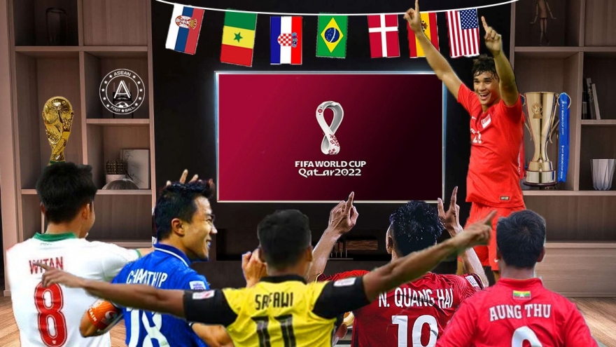 Biếm họa World Cup 2022: Dàn sao bóng đá Đông Nam Á háo hức chờ khai mạc