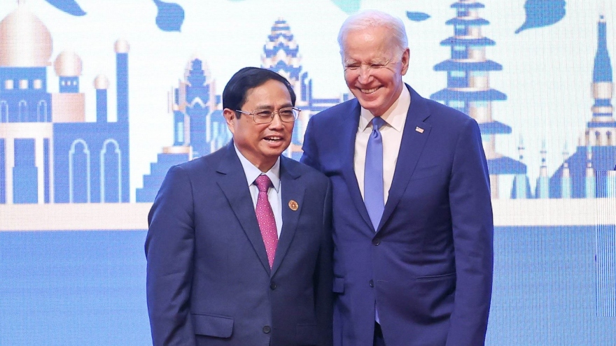 Thủ tướng Phạm Minh Chính gặp Tổng thống Hoa Kỳ Joe Biden