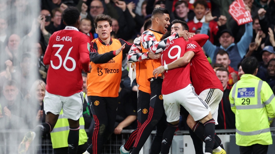 Rashford và Martial ghi bàn, MU ngược dòng đánh bại Aston Villa