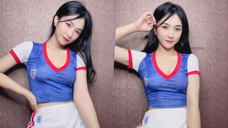  Nhan sắc đốn tim khán giả của “hot girl” fan tuyển Anh tại World Cup 2022