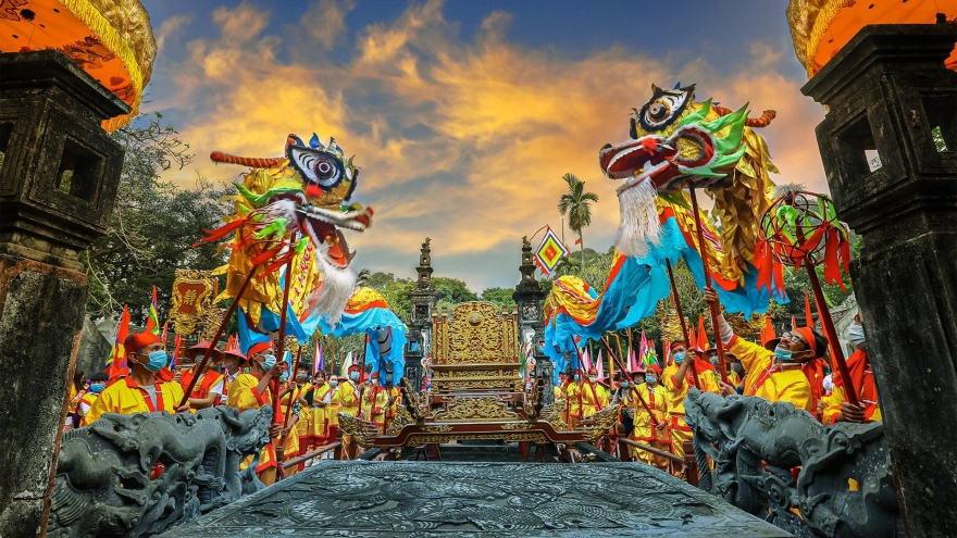 71 hoa hậu các nước tham gia Festival Tràng An kết nối di sản - Ninh Bình 2022