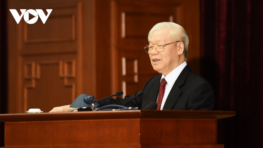 Tổng Bí thư chủ trì hội nghị quán triệt Nghị quyết 30 của Bộ Chính trị