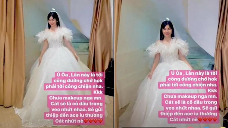 Chuyện showbiz: Cát Phượng đi thử váy cưới sau 2 năm chia tay Kiều Minh Tuấn