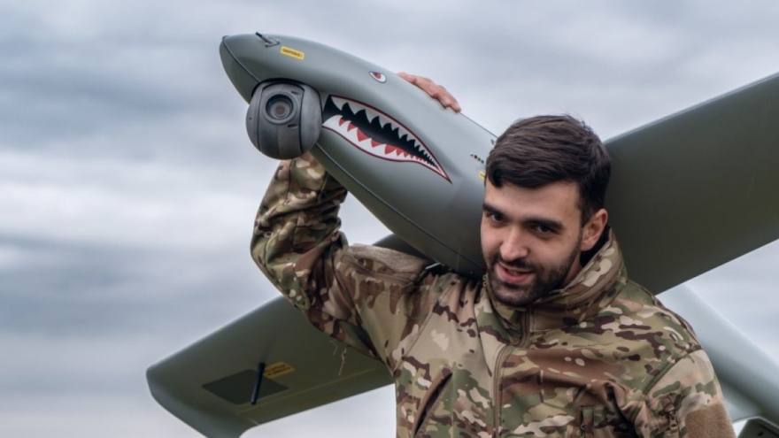 Cận cảnh UAV “Cá mập” của Ukraine săn tìm và khóa mục tiêu