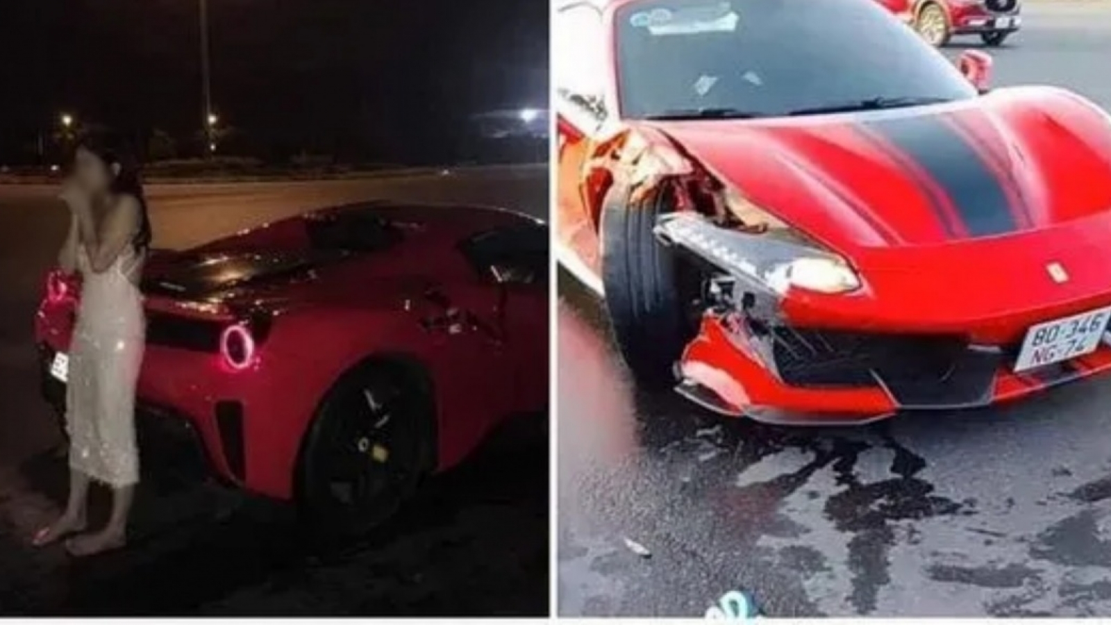 Tài xế lái siêu xe Ferrari gây tai nạn ở Mỹ Đình đã ra đầu thú