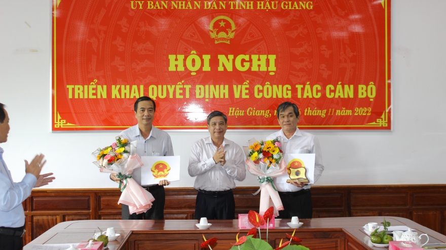 Hậu Giang điều động, bổ nhiệm cán bộ