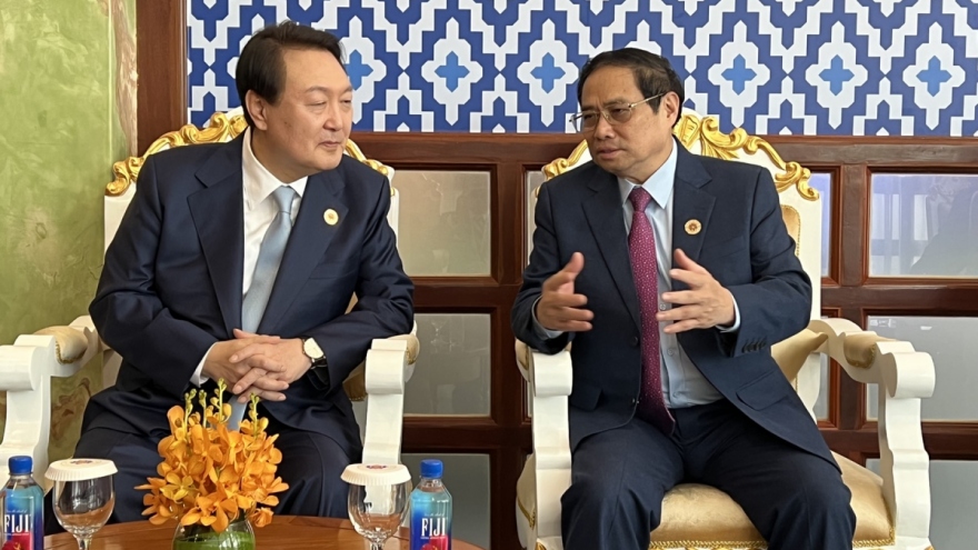 PM Chinh meets RoK President, UN Secretary General in Phnom Penh