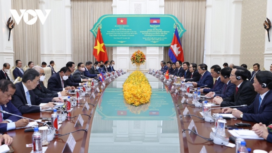 Vietnam, Cambodia vow to complete border demarcation, border marker planting