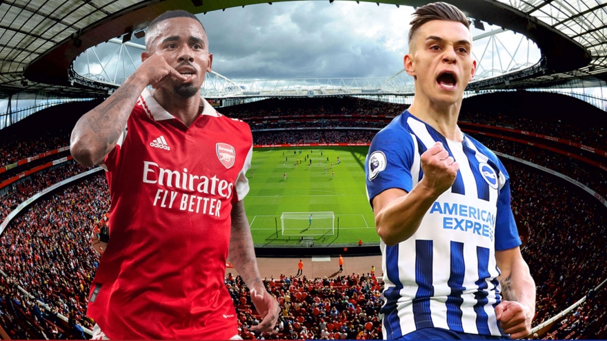 Dự đoán tỷ số, đội hình xuất phát trận Arsenal - Brighton