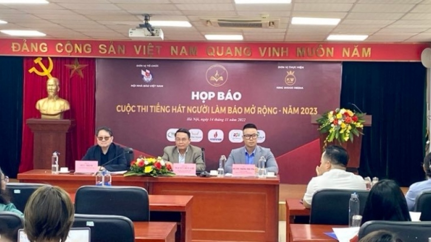 Họp báo cuộc thi “Tiếng hát Người làm báo mở rộng – Năm 2023”