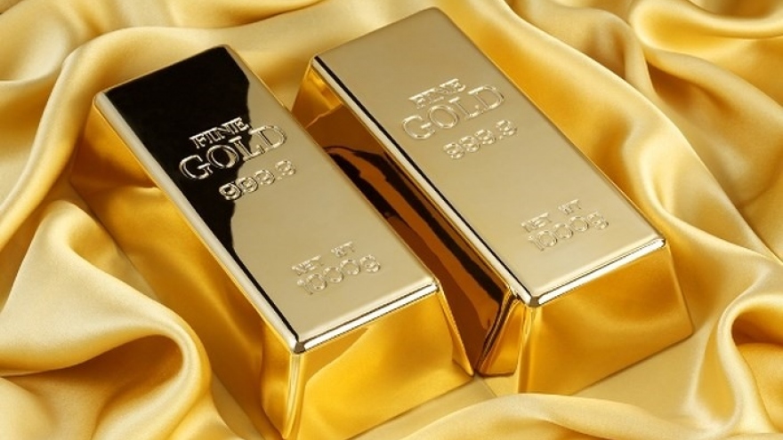 Giá vàng SJC và vàng thế giới đồng loạt giảm trong phiên giao dịch đầu tuần