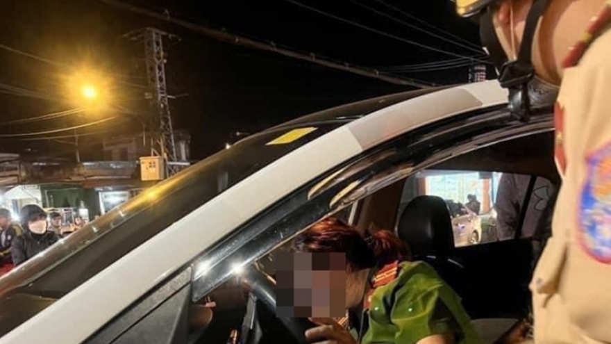 Nữ thiếu tá say xỉn gây tai nạn giao thông ở Gia Lai bị phạt 46 triệu đồng