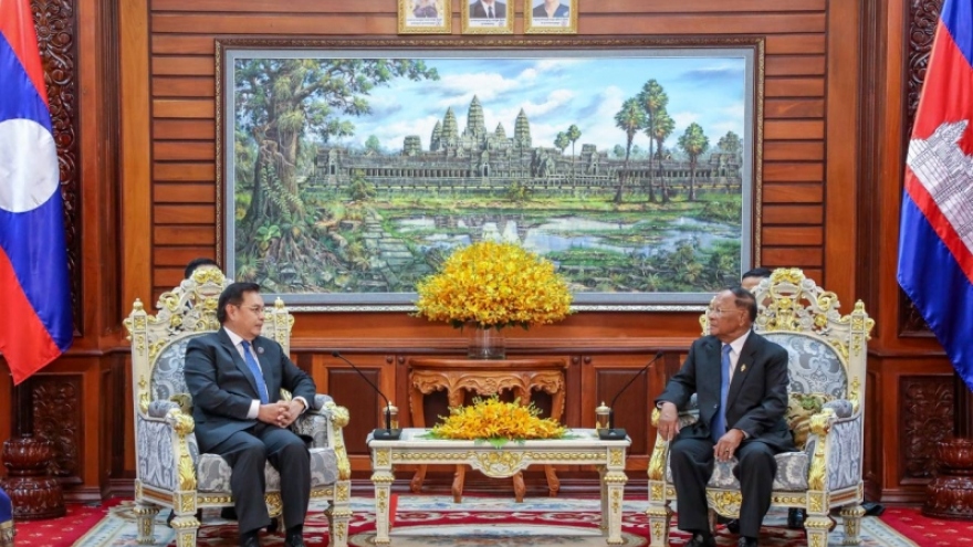 Quốc hội Campuchia-Lào cam kết mở rộng hợp tác song phương