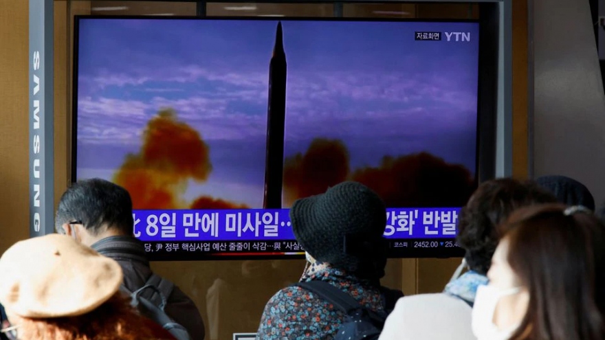 Mỹ-Nhật-Hàn chỉ trích vụ phóng tên lửa của Triều Tiên