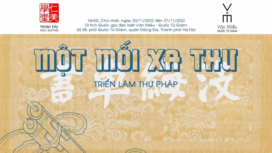 Triển lãm Thư pháp “Một mối xa thư”: Kết nối giá trị truyền thống