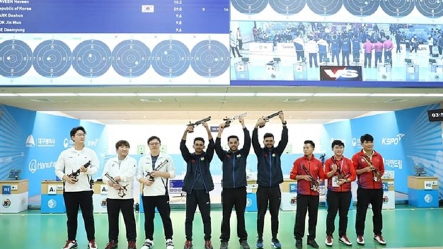 Vietnam earns bronze at Asian shooting championship