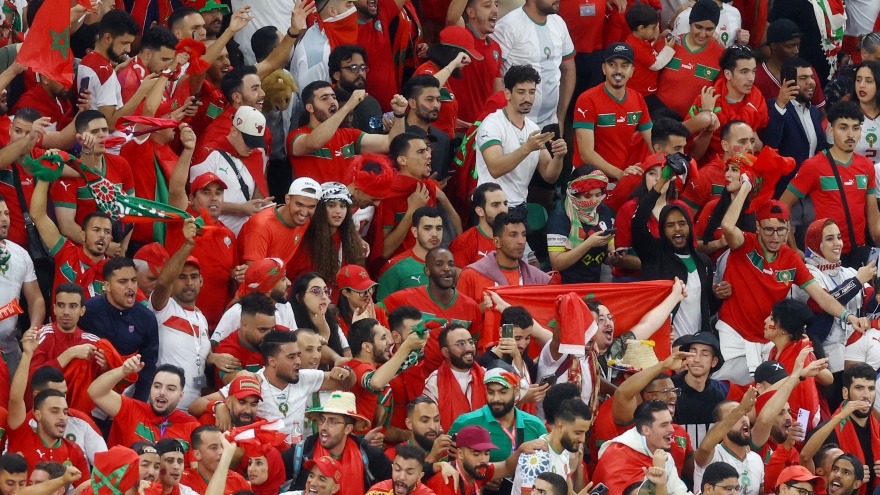CĐV Morocco được phát vé miễn phí vào xem bán kết World Cup 2022 