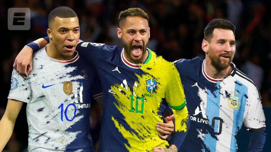 Biếm hoạ 24h: Mbappe - Neymar - Messi đồng loạt toả sáng ở World Cup 2022