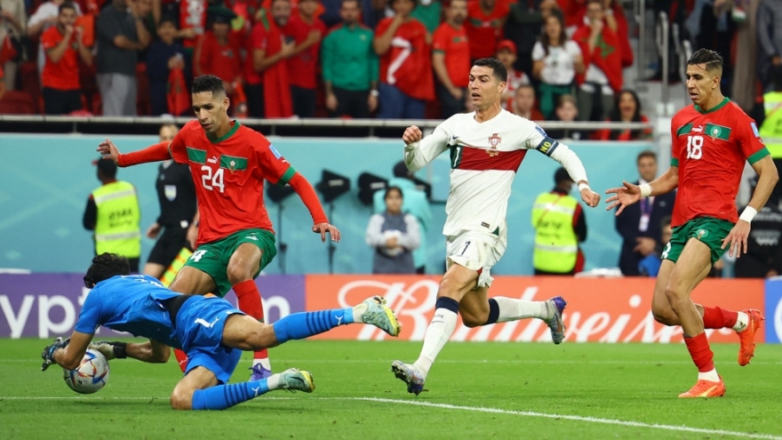 Xác định 2 trận bán kết World Cup 2022: Địa chấn mang tên Morocco