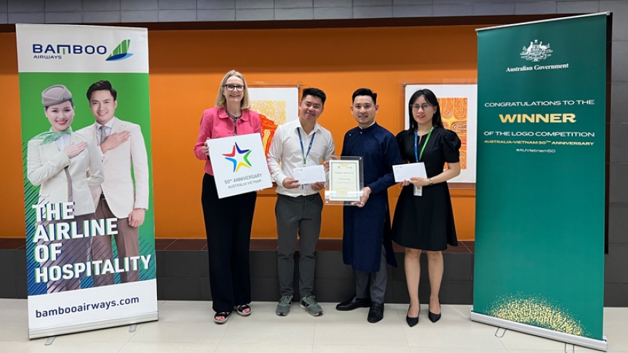 Winner of logo design contest marking 50 years of Vietnam-Australia ties unveiled