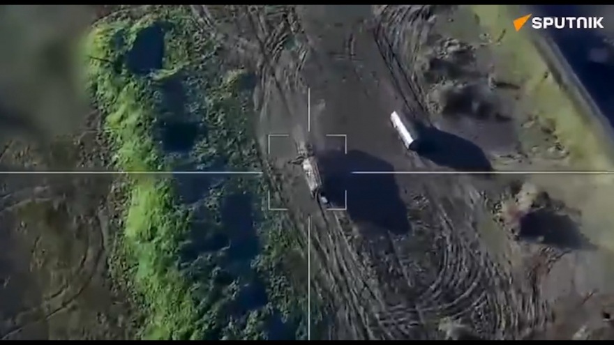 Nga tung video UAV Lancet phá hủy trạm radar của Ukraine ở Kherson