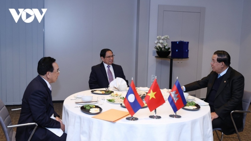 Vietnamese, Lao, Cambodian PMs meet in Belgium