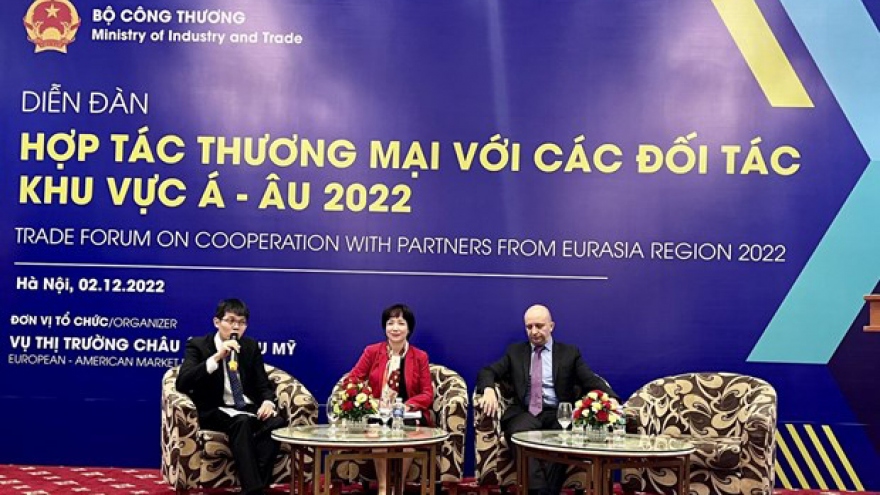 Trade forum supports firms to boost trade, investment with Eurasia region