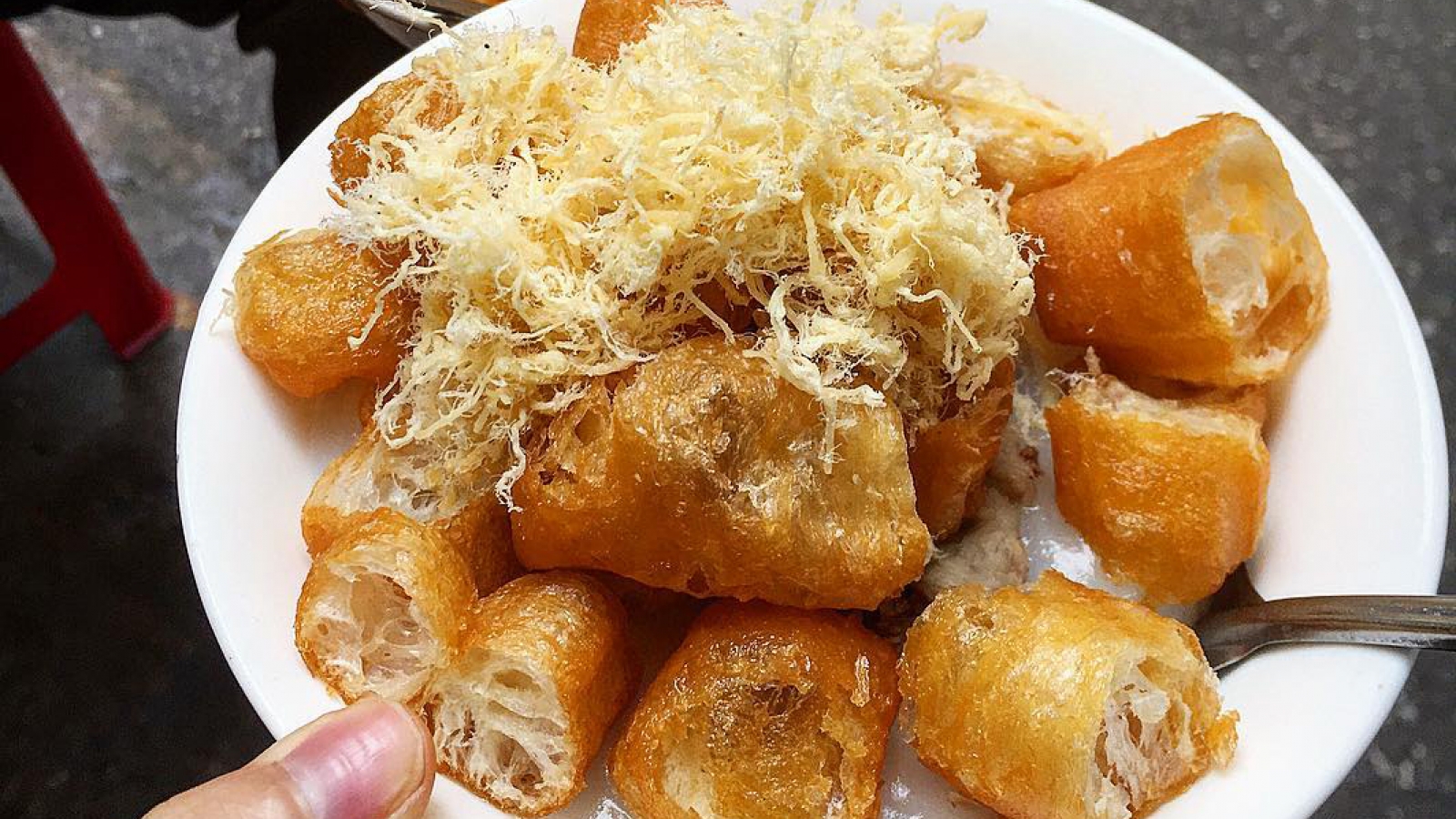 Pork rib congee – a Hanoi street food