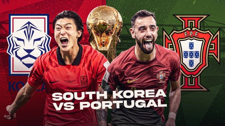 Link xem trực tiếp bóng đá Hàn Quốc vs Bồ Đào Nha 22h ngày 2/12 