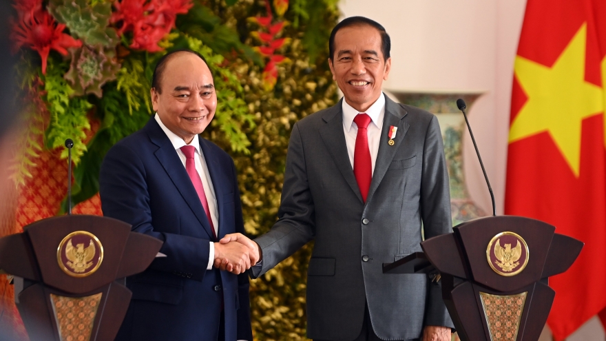 Việt Nam và Indonesia nhất trí mục tiêu 15 tỷ USD kim ngạch thương mại song phương