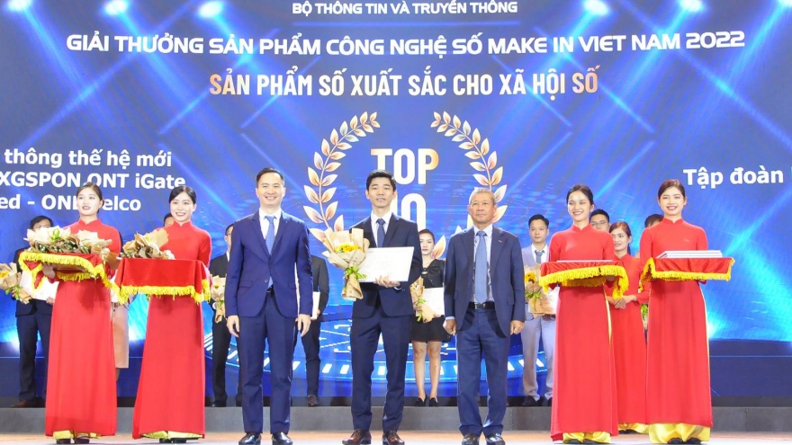 4 giải pháp số của VNPT được vinh danh tại Giải thưởng Make in Viet Nam năm 2022