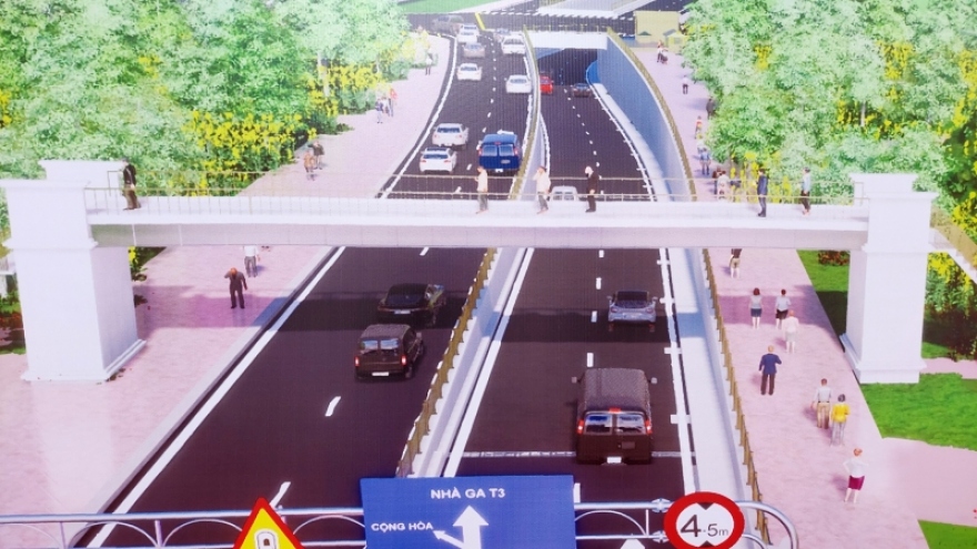 Khởi công đường nối giúp giảm ùn tắc khu vực Tân Sơn Nhất