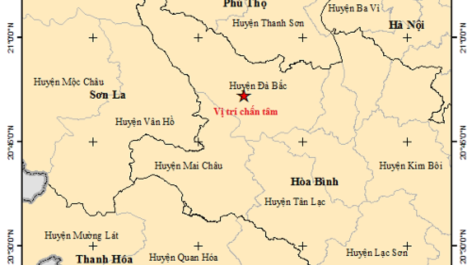 3.9 magnitude earthquake recorded in northern Vietnam 