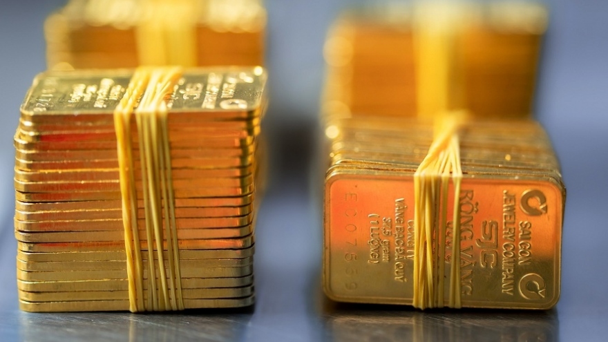 Vàng SJC và vàng thế giới cùng tăng trong phiên giao dịch cuối cùng của năm 2022