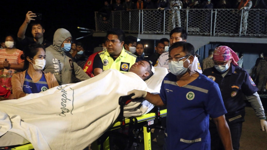 Vụ đắm tàu hải quân Thái Lan: 29 thủy thủ vẫn mất tích