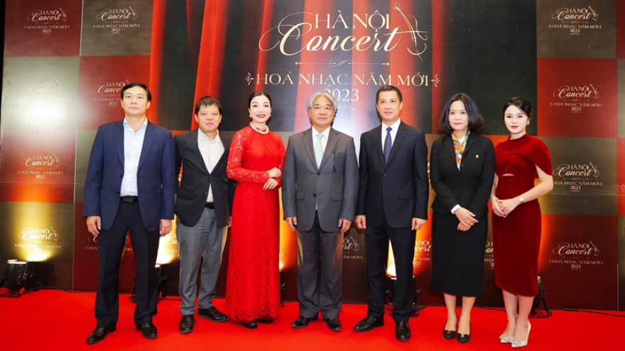 NSƯT Đăng Dương, Phạm Thu Hà tham gia “Hanoi Concert - Hoà nhạc năm mới 2023"