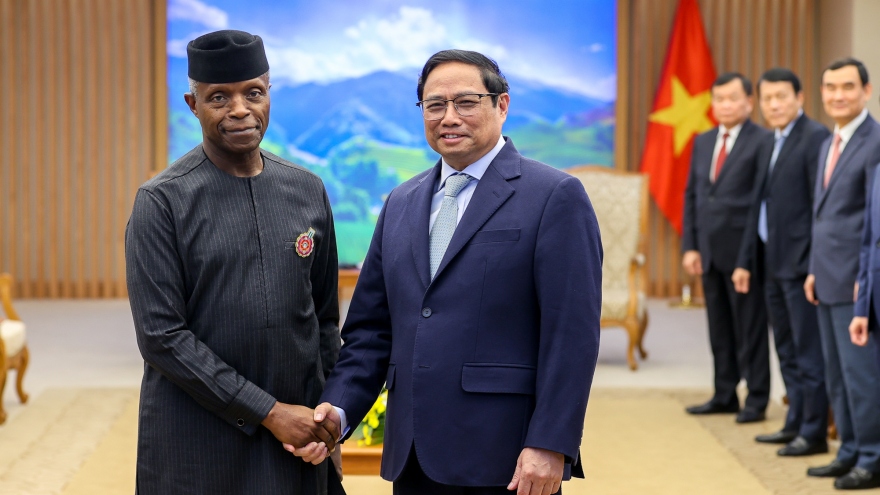 Thủ tướng Phạm Minh Chính tiếp Phó Tổng thống Nigeria Yemi Osinbajo