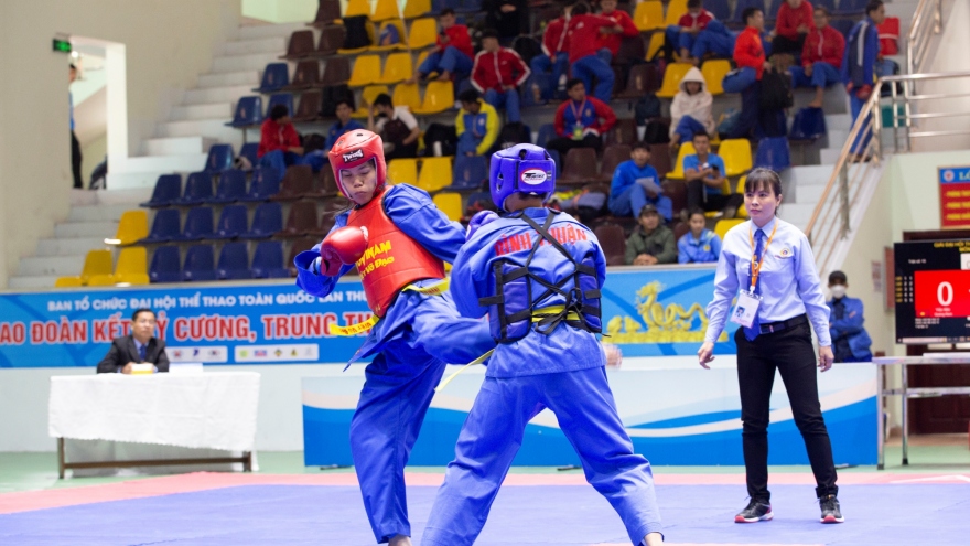 Đại hội Thể thao toàn quốc năm 2022: Hơn 350 VĐV tranh tài môn Vovinam