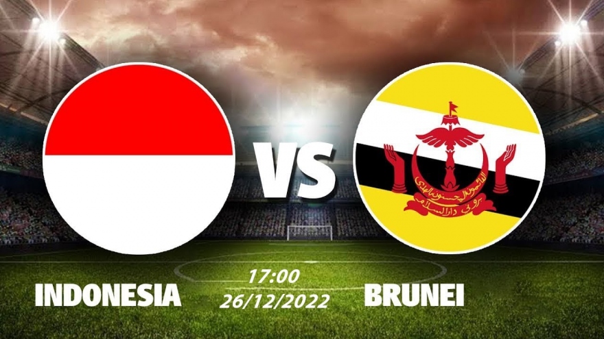 Link xem trực tiếp bóng đá Brunei vs Indonesia, 17h ngày 26/12 